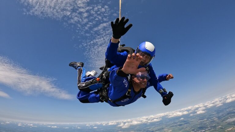 Skydiving at 50: Santosh Jacob’s Leap for Love and Charity