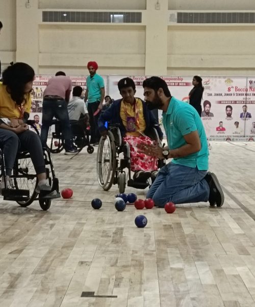 IMG-20240215-WA0850 Ektha, an NGO is raising awareness on Boccio games and trains the differently abled wheelchair users in a bid to turn professional.
