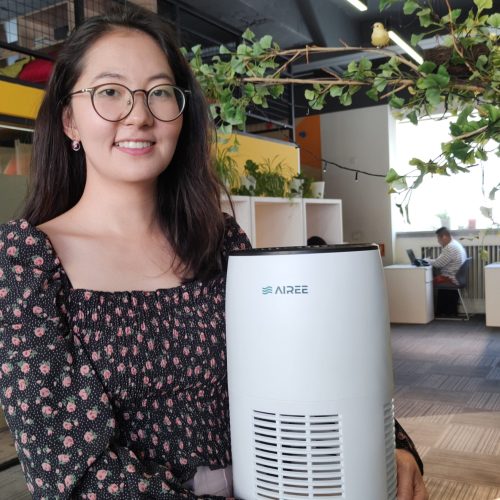 The eco-friendly air filter Mongolia's Oyungerel  Munkhbat designed has won ITC's Youth Ecopreneur Award. It uses sheep wool, replacing non biodegradeable synthetic or plastic used in filters normally.
